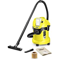 Los mejores  - Kärcher WD 3 - Aspirador Multiuso- sin Batería y con Control de Encendido- 17 litros- Plástico- Negro-Amarillo- Model…